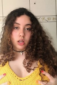 sensuous dame posing seductively in underwear