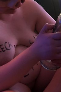 2 huge-chested youthful damsels probing each other vigorously